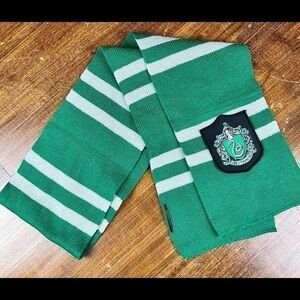 Harry Potter Slytherin House Scarf Cosplay Knit Costume Drako Dress up Wizards